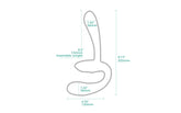 Arosum Sapphi Detachable Strapless Strap On Double Vibrator Strap On Sextoys